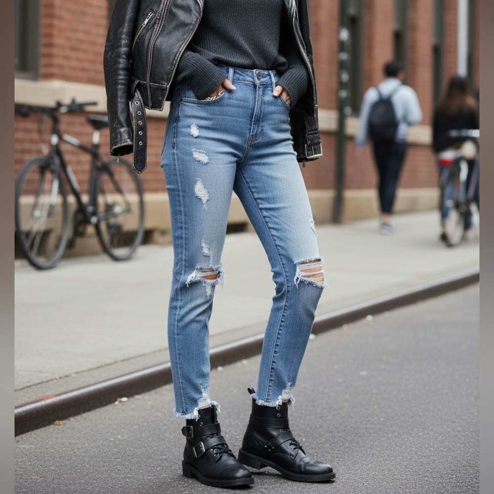American Eagle Outfitters Light Blue Skinny Jeans